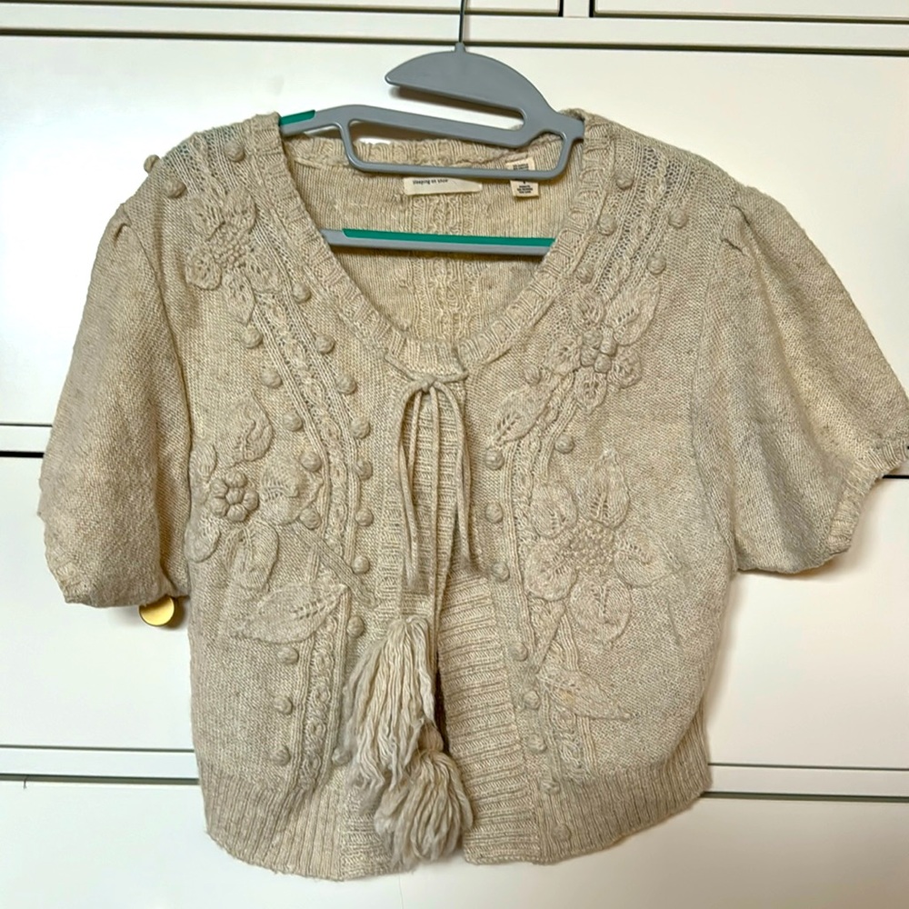 Anthropologie Sleeping On Snow brand  knit sweater
